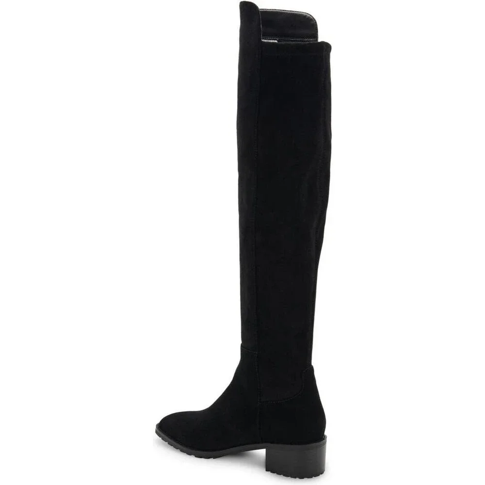 NEW BLONDO Sierra Waterproof Over the Knee Boot SUEDE leather 8 low block heel